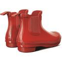 Ladies Hunter Original Chelsea Gloss Boot Military Red additional 2