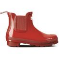 Ladies Hunter Original Chelsea Gloss Boot Military Red additional 4