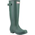 Ladies Hunter Original Tall Back Adjustable Wellington Boots Green additional 1