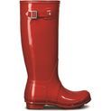 Ladies Hunter Original Tall Gloss Wellington Boots Military Red additional 5