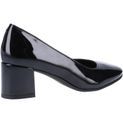 Ladies Hush Puppies Anna Patent Court Shoes Black additional 2