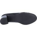 Ladies Hush Puppies Anna Patent Court Shoes Black additional 3