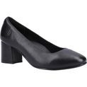 Ladies Hush Puppies Anna Wide Court Shoe Black additional 1
