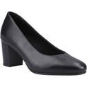 Ladies Hush Puppies Ivana Court Shoe Black additional 1