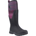 Ladies Muck Boots Arctic Sport II Tall Wellington Black/Magenta Fade additional 1