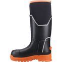 Ladies Muck Boots Grit S5 Safety Wellington Black/Orange additional 4