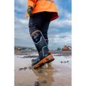 Ladies Muck Boots Grit S5 Safety Wellington Black/Orange additional 6