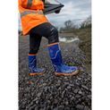 Ladies Muck Boots Grit S5 Safety Wellington Blue/Orange additional 7