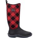 Ladies Muck Boots Hale Tall Wellington Black/Buffalo Plaid additional 5