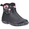 Ladies Muck Boots Muckster II Ankle All Purpose Lightweight Shoe Black/Peony Roses additional 1