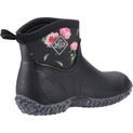 Ladies Muck Boots Muckster II Ankle All Purpose Lightweight Shoe Black/Peony Roses additional 2