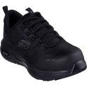 Ladies Skechers Workwear Arch Fit SR Ebinal Safety Trainers Black additional 1