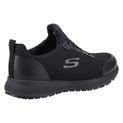 Ladies Skechers Workwear Squad Sr Wide Slip Resistant Occupational Shoe Black additional 6