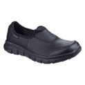 Ladies Skechers Workwear Sure Track Slip Resistant Occupational Shoe Black additional 8