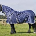 Firefoot Turnout Rug Detachable Neck 50gm Navy/Grey additional 3