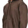 Casual Classics Premium Combed 330 Acid Wash Boxy Oversize Zip Hood - Acid Chocolate additional 3
