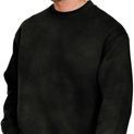 Casual Classics Premium Combed 330 Acid Wash Boxy Oversized Extended Neck Sweatshirt - Acid Black additional 4