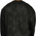 Casual Classics Premium Combed 330 Acid Wash Oversized Extended Neck Sweatshirt - Acid Black additional 2
