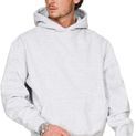 Casual Classics Premium Combed 330 Boxy Oversize Tall Hood - Ash Grey additional 4