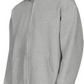 Casual Classics Premium Combed 330 Boxy Oversize Tall Zip Hood - Ash Grey additional 3