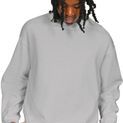 Casual Classics Premium Combed 330 Boxy Oversized Extended Neck Tall Sweatshirt - Lunar Grey additional 1