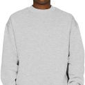Casual Classics Premium Combed 330 Oversize Extended Neck Tall Sweatshirt - Ash Grey additional 2
