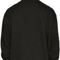 Casual Classics Premium Combed 330 Oversize Extended Neck Tall Sweatshirt - Black additional 2