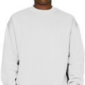 Casual Classics Premium Combed 330 Oversize Extended Neck Tall Sweatshirt - Lunar Grey additional 1