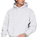 Casual Classics Ringspun Blended 280 Boxy Oversize Hood - Ash Grey additional 4
