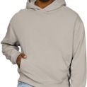 Casual Classics Ringspun Blended 280 Boxy Oversize Hood - Stone additional 4