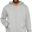 Casual Classics Ringspun Blended 280 Core Tall Zip Hood - Ash Grey additional 4