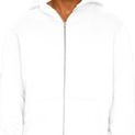 Casual Classics Ringspun Blended 280 Core Tall Zip Hood - White additional 1