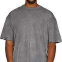 Casual Classics Ringspun Combed 180 Acid Wash Core Tall T-Shirt - Acid Charcoal additional 1