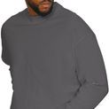 Casual Classics Ringspun Combed 180 Oversize Extended Neck Long Sleeve T-Shirt - Charcoal additional 4