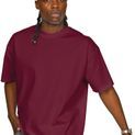 Casual Classics Supreme Organic Combed 350 Oversize Extended Neck T-Shirt - Burgundy additional 4