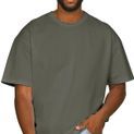 Casual Classics Supreme Organic Combed 350 Oversize T-Shirt - Khaki Olive additional 4