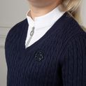Coldstream Next Generation Clarkston Knitted V-Neck Jumper Navy additional 3