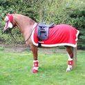 Hy Equestrian Christmas Santa Exercise Sheet - Red/White additional 3