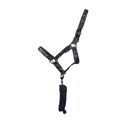 Hy Equestrian Elevate Allure Head Collar &amp; Lead Rope - Navy/Gun Metal Grey additional 1
