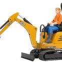 Bruder JCB Micro Excavator 8010 CTS &amp; Construction Worker Toy 1:16 additional 1