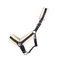 Hy Equestrian Luxury Faux Fur Head Collar - Navy additional 3