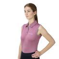 Hy Equestrian Synergy Sleeveless Polo - Grape additional 1