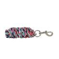 Hy Equestrian Three Toned Lead Rope - Red/Navy/Green additional 2