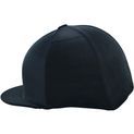 Hy Equestrian Velour Soft Velvet Hat Cover - Black additional 2