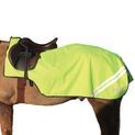 Reflector Fleece Exercise Sheet by Hy Equestrian - Yellow additional 1
