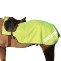 Reflector Fleece Exercise Sheet by Hy Equestrian - Yellow additional 2