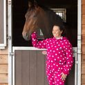 Supreme Products Adult's Dotty Fleece Onesie - Paradise Pink additional 5