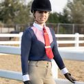 Supreme Products Long Sleeve Champion Show Rider Competition Shirt with Zip - Medium additional 1