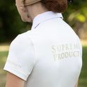 Supreme Products Short Sleeve Champion Junior Show Rider Competition Shirt with Button - Cream/Cream additional 4