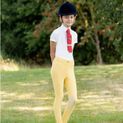 Supreme Products Short Sleeve Champion Junior Show Rider Competition Shirt with Button - Cream/Cream additional 4